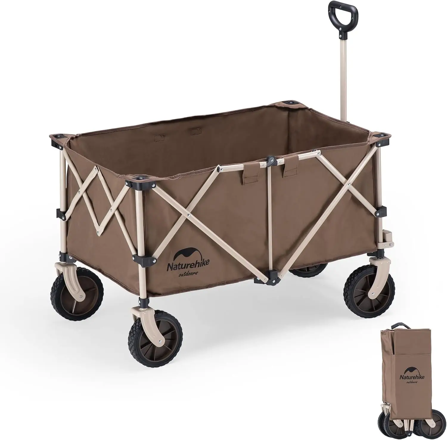 42" L Collapsible Folding Wagon 280L Extra Large Capacity Outdoor Foldable Utility Cart with Adjustable Handle for Camping Garde
42" L Collapsible Folding Wagon 280L Extra Large Capacity Outdoor Foldable Utility Cart with Adjustable Handle for Camping Garde