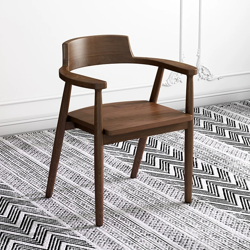 Brown Arms Wooden Dining Chair Retro Design Waterproof Relaxing Vintage Dining Chair Kitchen Wood Sillon Furniture
Brown Arms Wooden Dining Chair Retro Design Waterproof Relaxing Vintage Dining Chair Kitchen Wood Sillon Furniture