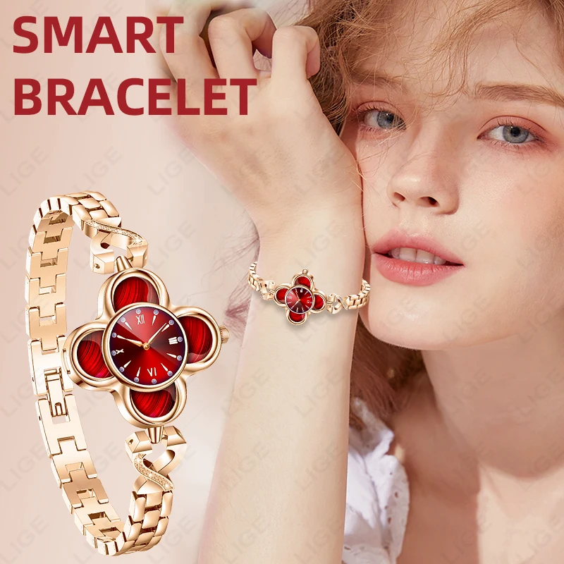 LIGE Luxury Ladies Quartz Watches Smart Bracelet Woman Heart Rate Blood Pressure Monitor AI Health Smart Watch Women Sport Band
LIGE Luxury Ladies Quartz Watches Smart Bracelet Woman Heart Rate Blood Pressure Monitor AI Health Smart Watch Women Sport Band