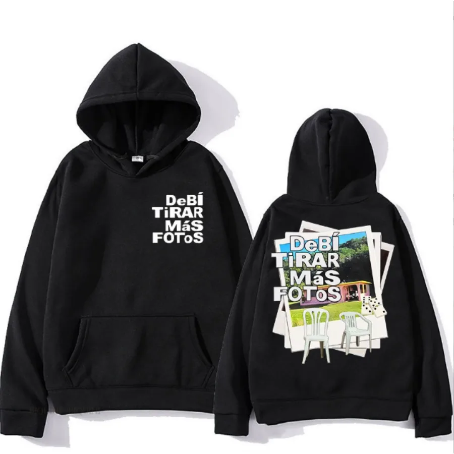 Rapper Bad Bunny DTMF Debí Tirar Más Fotos Oversized Women/Men Hoodie Sweatshirt Casual Tracksuit Streetwear Y2K Clothes
Rapper Bad Bunny DTMF Debí Tirar Más Fotos Oversized Women/Men Hoodie Sweatshirt Casual Tracksuit Streetwear Y2K Clothes