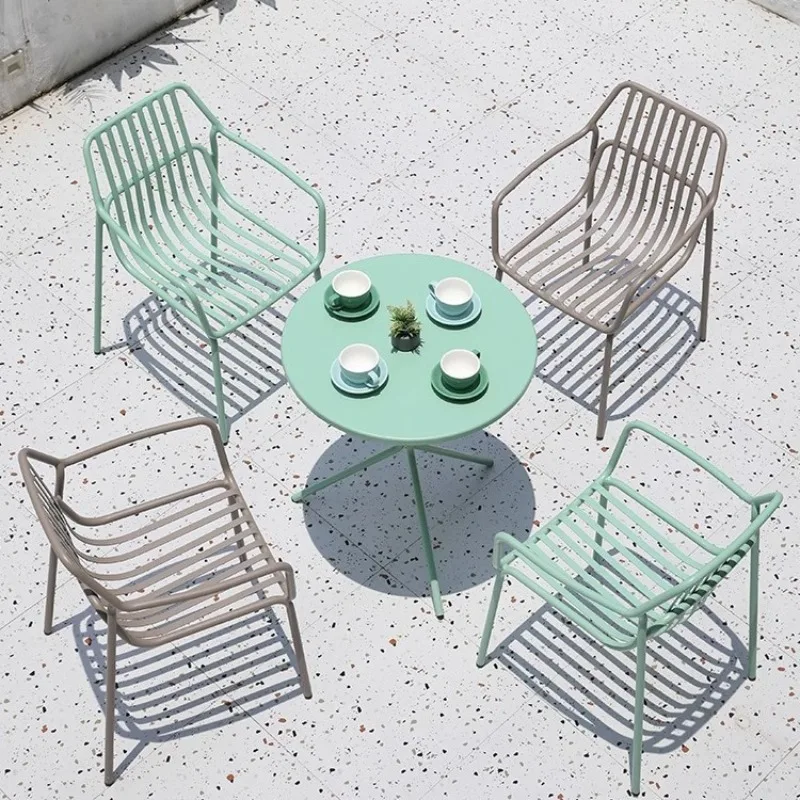 Villa garden waterproof and sunscreen small round table, open-air table and chair combination, outdoor wrought iron table
Villa garden waterproof and sunscreen small round table, open-air table and chair combination, outdoor wrought iron table