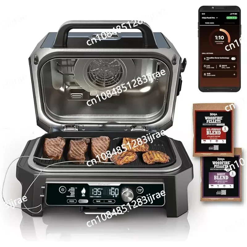 Woodfire Pro Connect Premium XL Outdoor Grill & Smoker, Bluetooth, App Enabled, 7-in-1 Master Grill, BBQ Smoker
Woodfire Pro Connect Premium XL Outdoor Grill & Smoker, Bluetooth, App Enabled, 7-in-1 Master Grill, BBQ Smoker