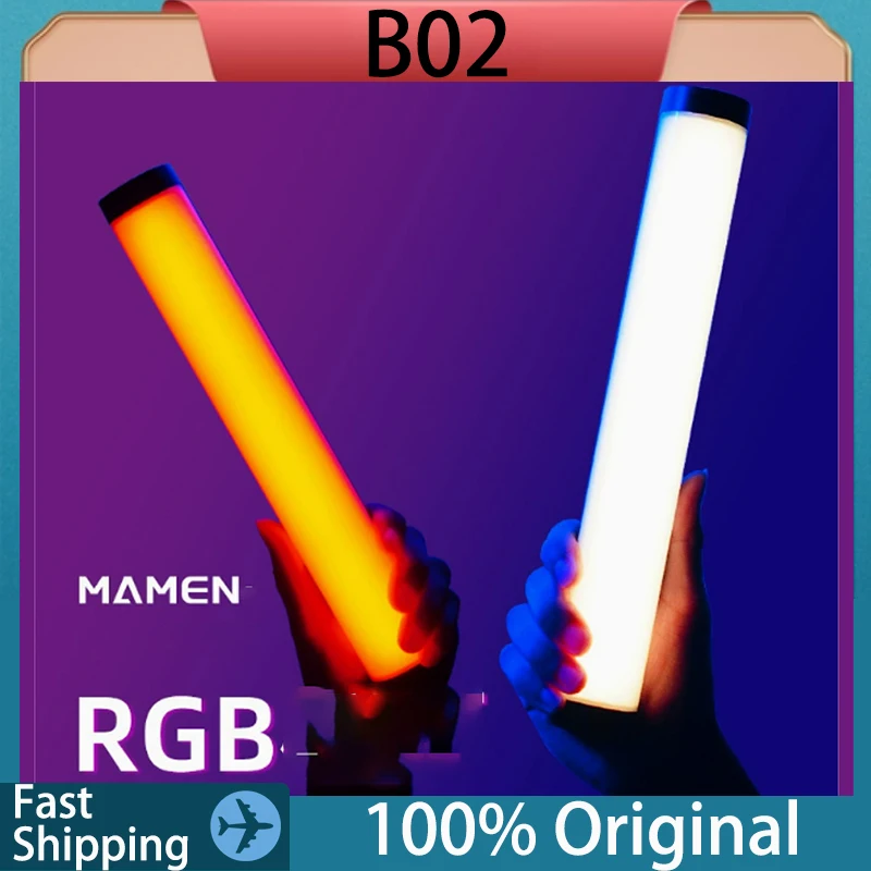 Оригинальный портативный RGB заполняющий светильник Mamen, полноцветный атмосферный светильник для фотосъемки, ручной светильник на заказ, магнитная палочка
Оригинальный портативный RGB заполняющий светильник Mamen, полноцветный атмосферный светильник для фотосъемки, ручной светильник на заказ, магнитная палочка