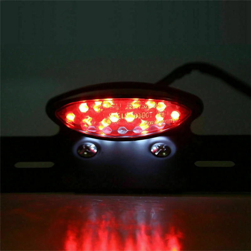 1pc 12V Universal Motorcycle LED Brake Taillight Retro Metal Bracket Brake Light With Number Plate Holder Motorcycle Accessories
1pc 12V Universal Motorcycle LED Brake Taillight Retro Metal Bracket Brake Light With Number Plate Holder Motorcycle Accessories