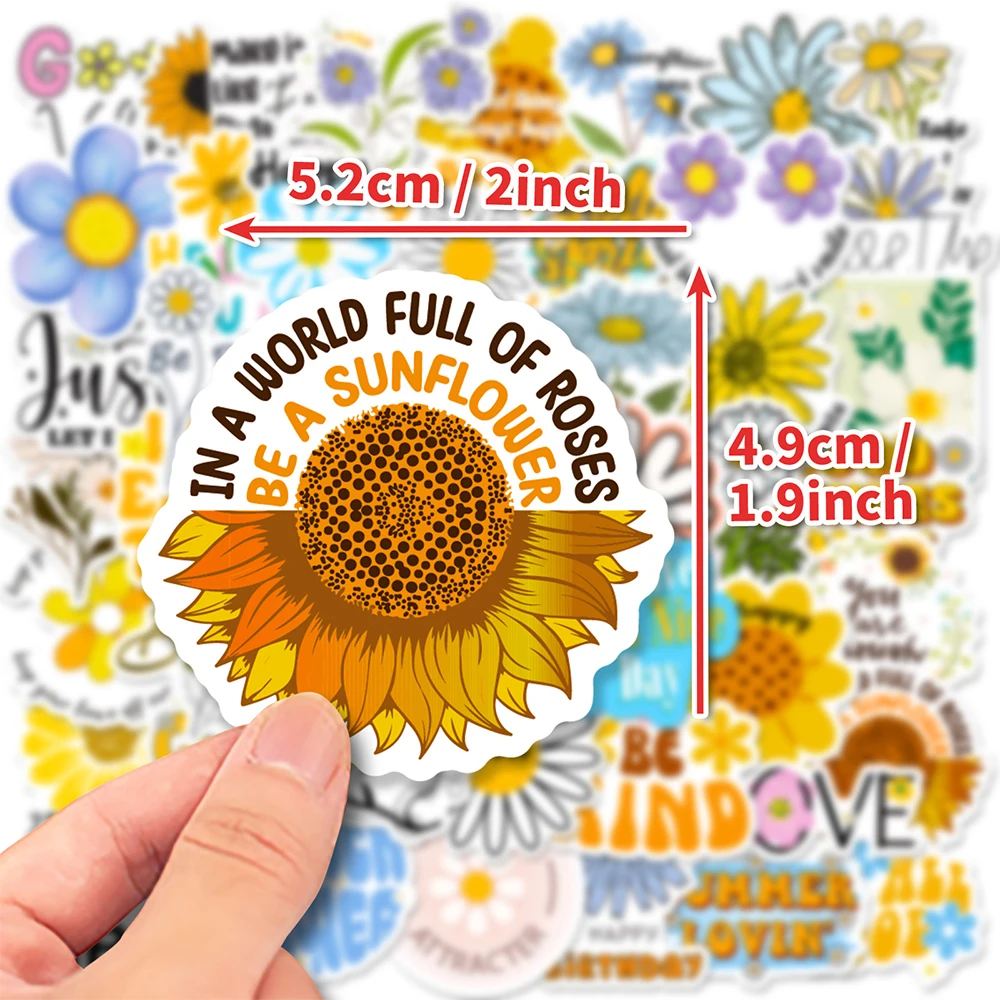 10/30/50pcs Kawaii Aesthetic Sun Flowers Inspirational Cartoon Stickers Cartoon Art Decals for Skateboard Luggage Laptop Sticker
10/30/50pcs Kawaii Aesthetic Sun Flowers Inspirational Cartoon Stickers Cartoon Art Decals for Skateboard Luggage Laptop Sticker