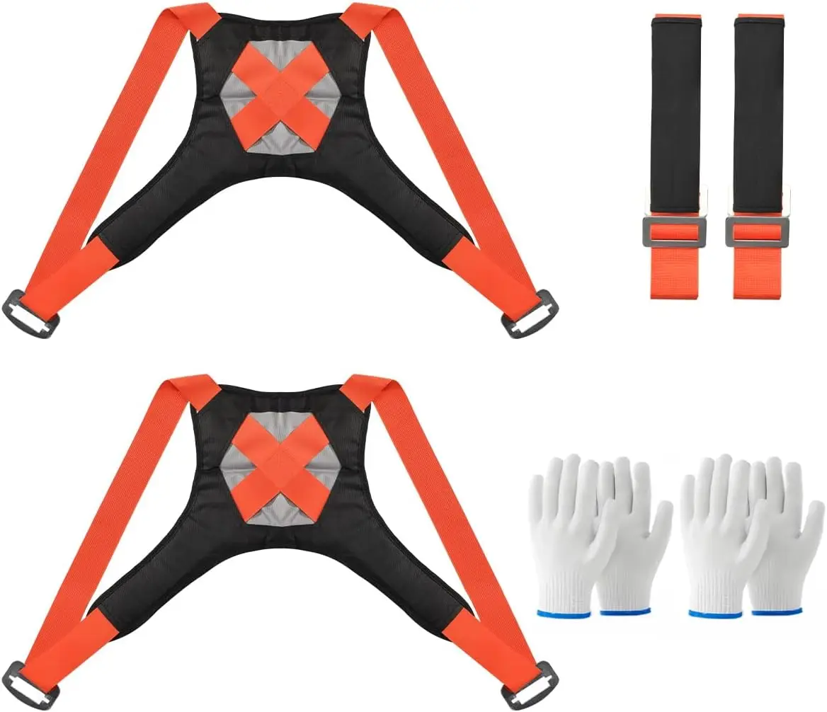 Ремни для подъема мебели и тяжелых предметов для 2 человек, система для перемещения с поддержкой спины - легко и безопасно перемещайте
Ремни для подъема мебели и тяжелых предметов для 2 человек, система для перемещения с поддержкой спины - легко и безопасно перемещайте