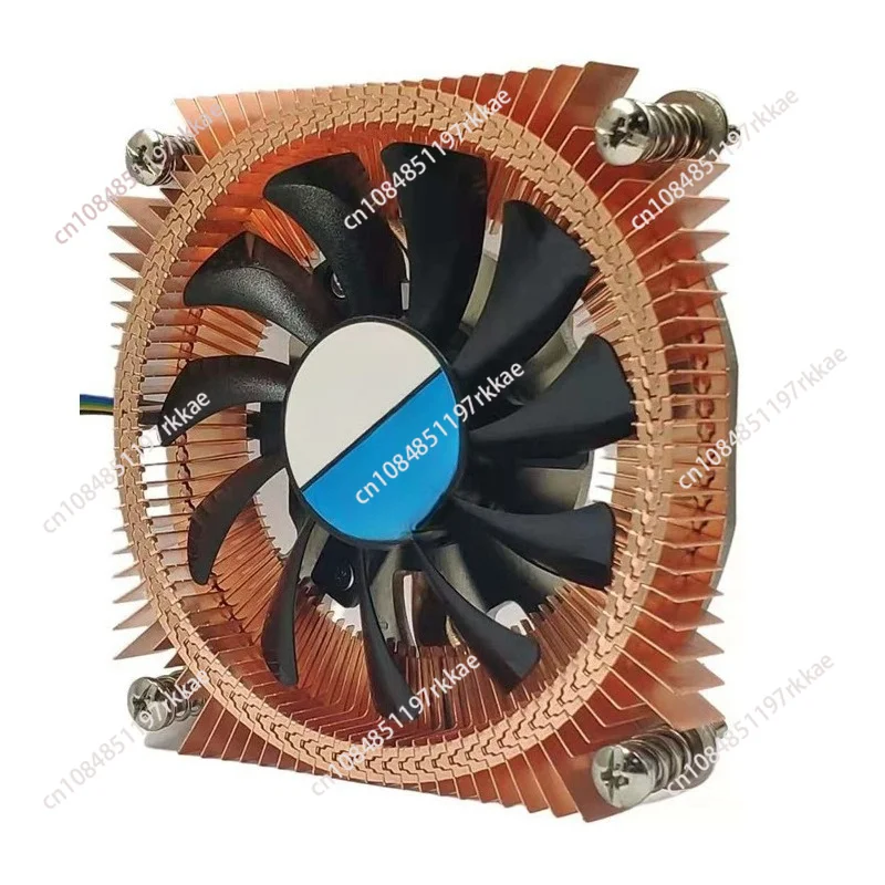 19Mm ultra-thin ITX pure copper heat pipe CPU radiator 1700 1200 115X silent temperature-controlled ball fan
19Mm ultra-thin ITX pure copper heat pipe CPU radiator 1700 1200 115X silent temperature-controlled ball fan
