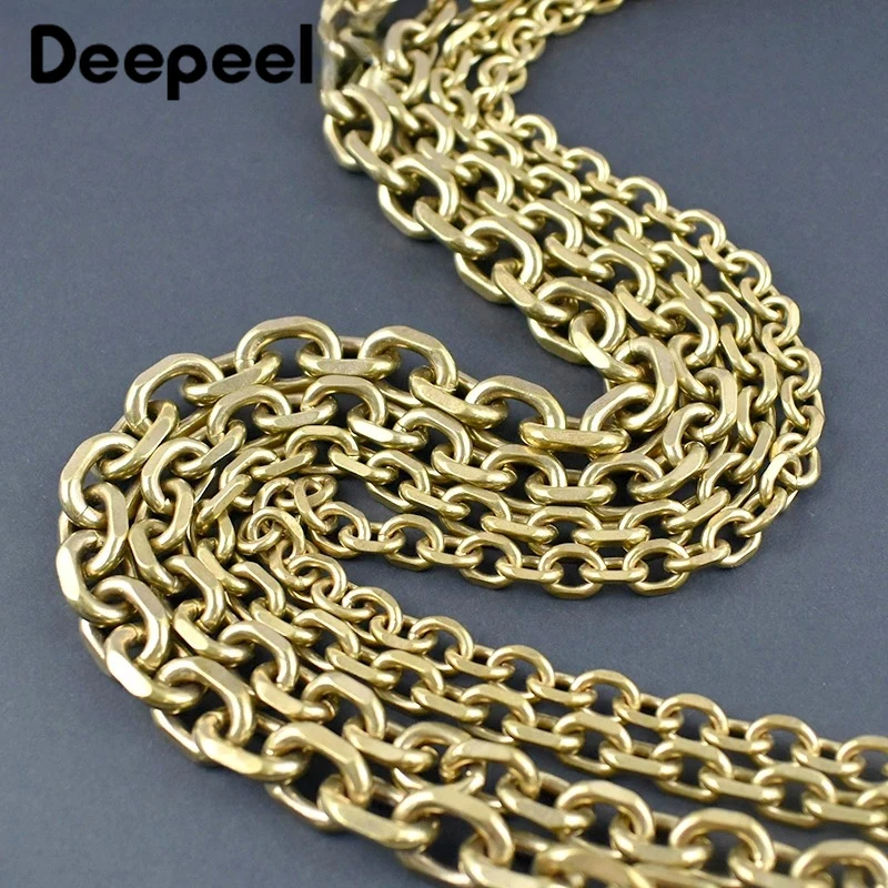50/100cm Metal Handbag Chain Solid Brass Belt Wallet Bag Strap Connect Buckle Pants Jeans Decor Chains DIY Hardware Accessories
50/100cm Metal Handbag Chain Solid Brass Belt Wallet Bag Strap Connect Buckle Pants Jeans Decor Chains DIY Hardware Accessories