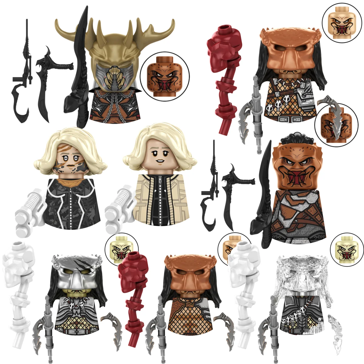 Blind Box TP1056 Building Blocks Model Figures The Terminator Alien VS Predator Skeleton Skull Prometheus Movies Gifts Toys
Blind Box TP1056 Building Blocks Model Figures The Terminator Alien VS Predator Skeleton Skull Prometheus Movies Gifts Toys