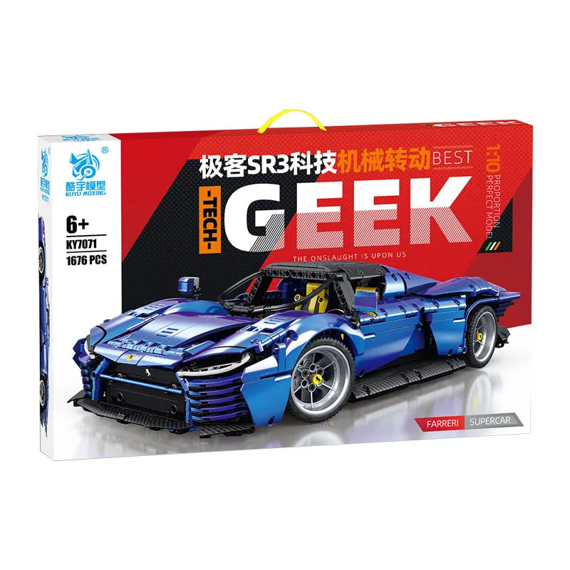 2023 New 1676pcs Technical Remote Control Sports Car Building Blocks Model MOC City Racing Car Bricks Toys for Children Gift Set
2023 New 1676pcs Technical Remote Control Sports Car Building Blocks Model MOC City Racing Car Bricks Toys for Children Gift Set