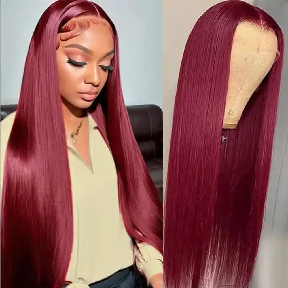 Перуки из прямых волос Remy 99J Burgundy, 48-52 дюйма, плотность 220%, с прозрачным HD-кружевом 13x6, предварительно выщипанные, бразильские волосы для женщин.
Перуки из прямых волос Remy 99J Burgundy, 48-52 дюйма, плотность 220%, с прозрачным HD-кружевом 13x6, предварительно выщипанные, бразильские волосы для женщин.