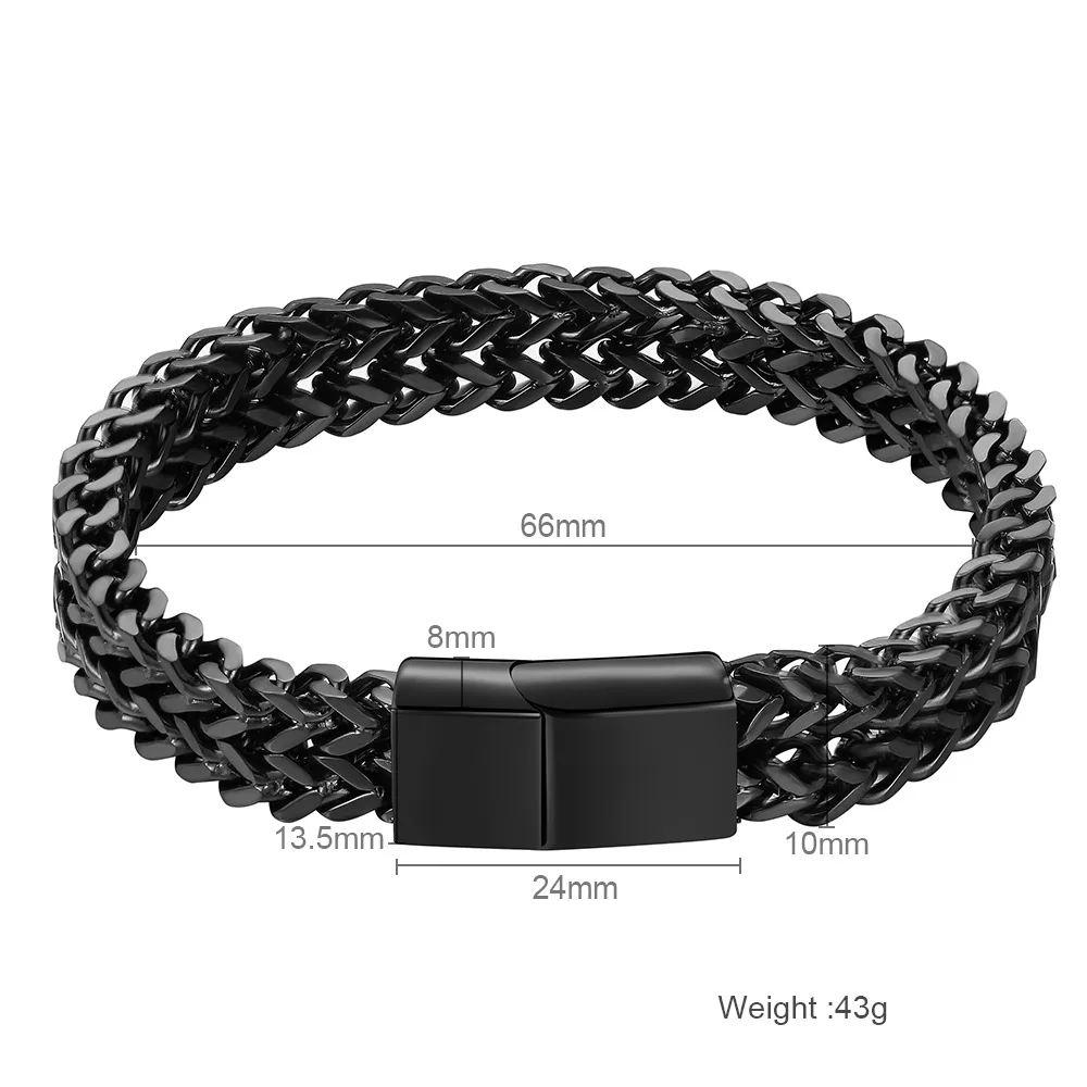Stainless Steel Men Bracelet 21cm Herringbone Chain Bracelet Jewelry Gift Hip Hop Bracelet
Stainless Steel Men Bracelet 21cm Herringbone Chain Bracelet Jewelry Gift Hip Hop Bracelet