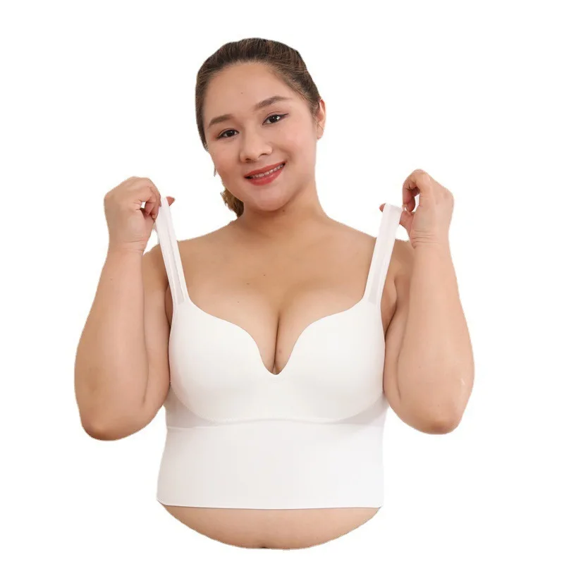 Sports edition gathering underwear for chubby women, deep V-style sexy vest, shock-absorbing chest support, plus size underwear
Sports edition gathering underwear for chubby women, deep V-style sexy vest, shock-absorbing chest support, plus size underwear