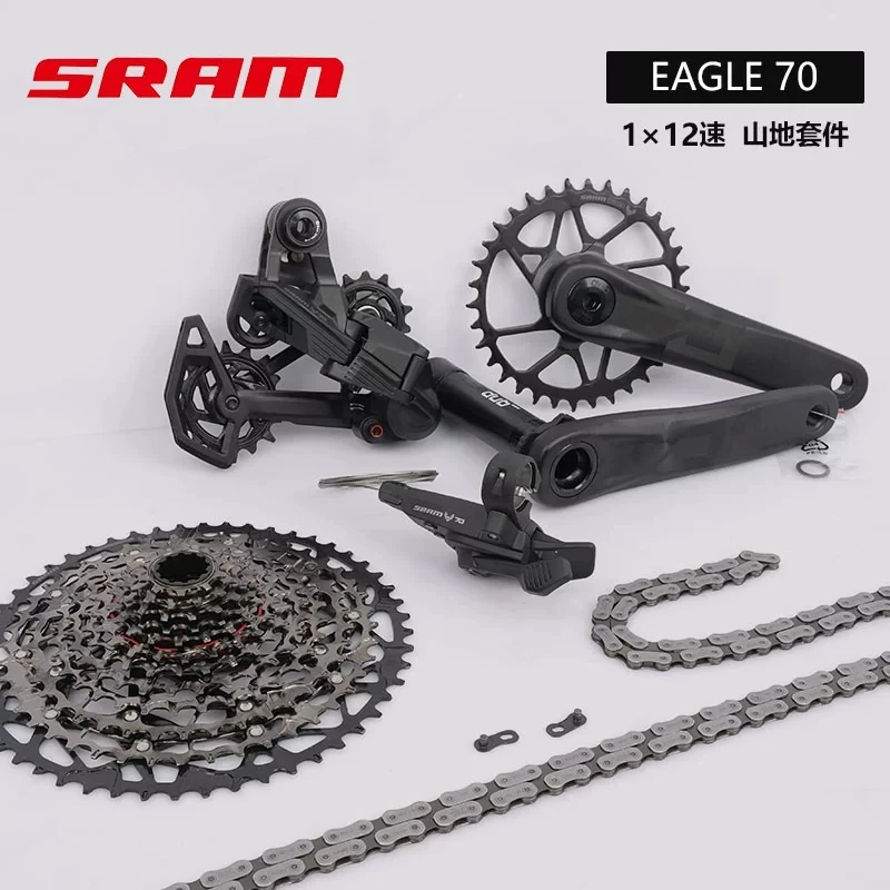 Групсет трансмиссии SRAM Eagle 70, совместимый с Т-образным кабелем, новый демпфер с пружиной перетяжки
Групсет трансмиссии SRAM Eagle 70, совместимый с Т-образным кабелем, новый демпфер с пружиной перетяжки