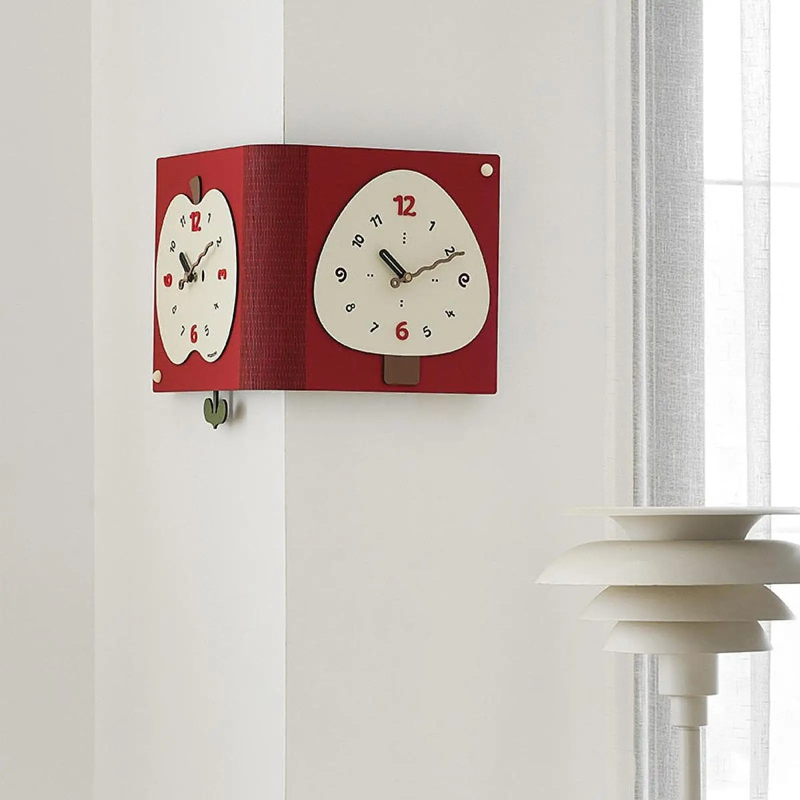 Fashionable Wall Clock Cute Modern Design Quiet Double Sided Display for Luxury Living Room and Study Area
Fashionable Wall Clock Cute Modern Design Quiet Double Sided Display for Luxury Living Room and Study Area