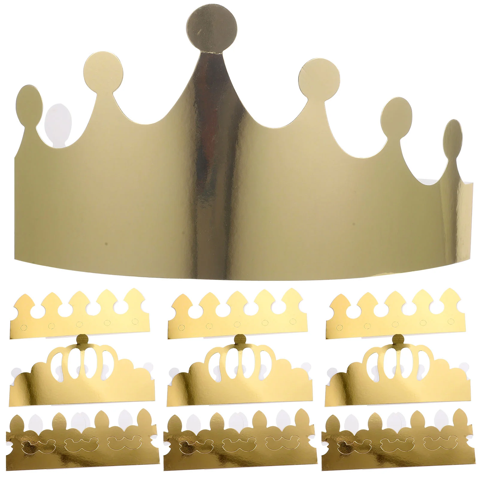 15 Pcs Party Hats Gold Card Crown Paper Birthday Crowns Cake for Kids Golden Toppers Adults Toddler
15 Pcs Party Hats Gold Card Crown Paper Birthday Crowns Cake for Kids Golden Toppers Adults Toddler