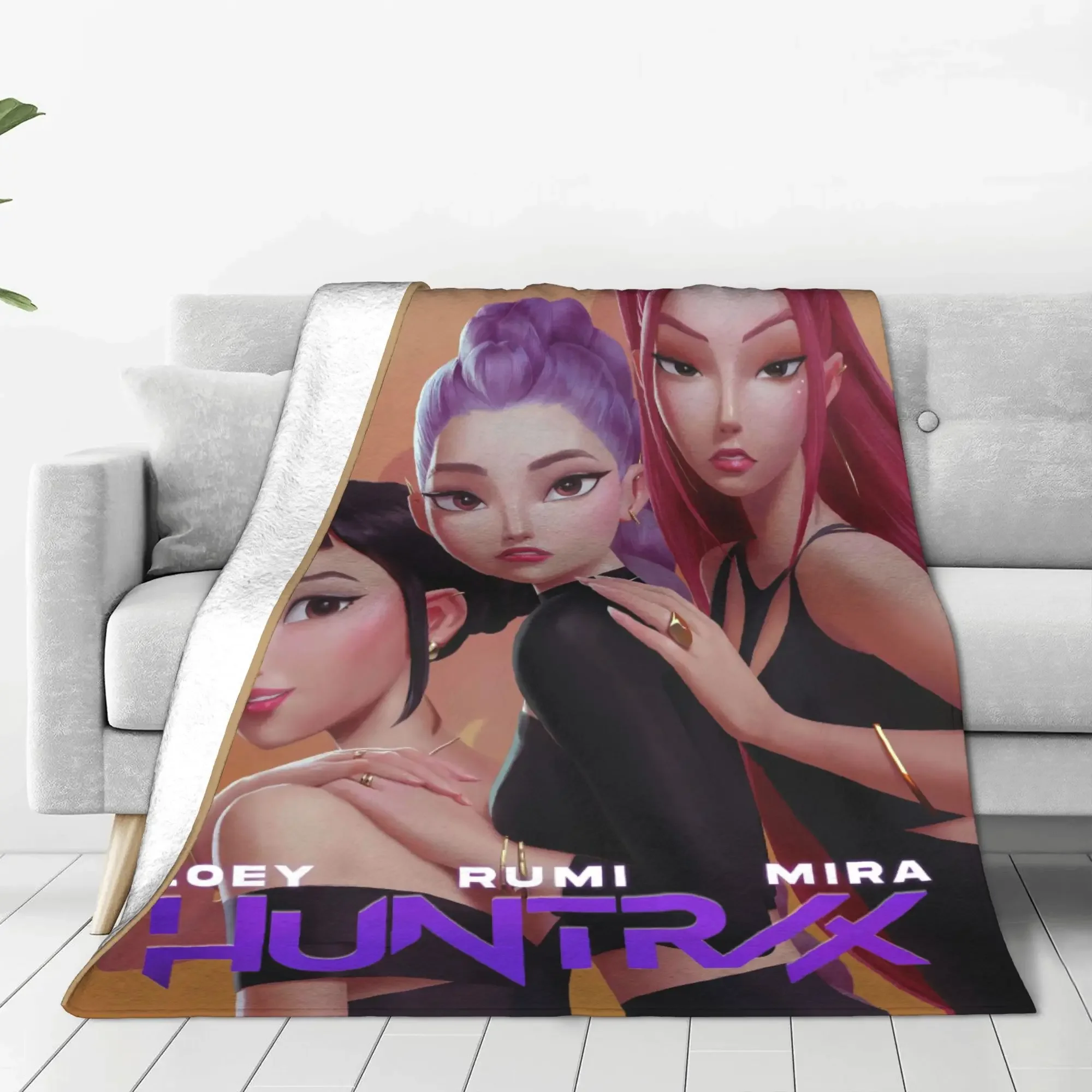 KPOP Demon Hunters Huntrix Flannel Throw Blanket Soft Warm Winter Bedspread Home Decor Funny Bed Cover for Boys Girls
KPOP Demon Hunters Huntrix Flannel Throw Blanket Soft Warm Winter Bedspread Home Decor Funny Bed Cover for Boys Girls