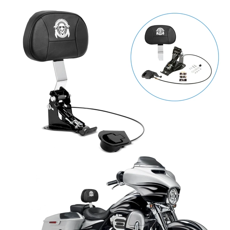 Регулируемая спинка всадника для мотоцикла Harley Touring Electra Glide Road King Street Glide CVO 2009-2020
Регулируемая спинка всадника для мотоцикла Harley Touring Electra Glide Road King Street Glide CVO 2009-2020