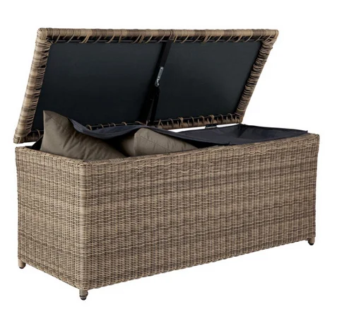 Home Indoor and Outdoor Garden Space Cushion Trunk Furniture Rattan Storage Box
Home Indoor and Outdoor Garden Space Cushion Trunk Furniture Rattan Storage Box