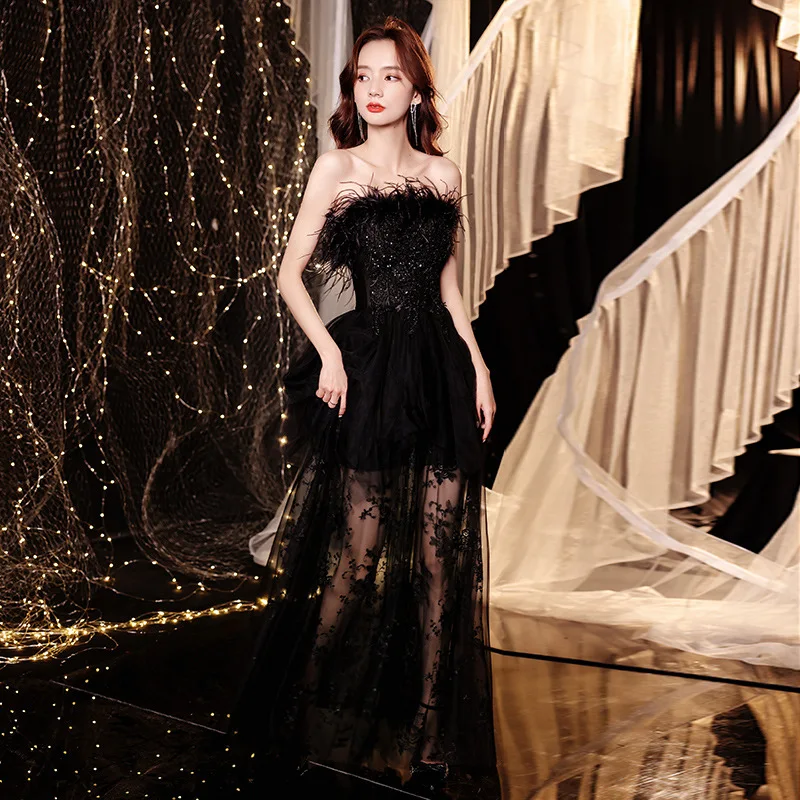 2025 Singing host Party Dresses Woman White Black Dresses for Women Evening Festive Special Occasions Luxurious Gala Dress
2025 Singing host Party Dresses Woman White Black Dresses for Women Evening Festive Special Occasions Luxurious Gala Dress