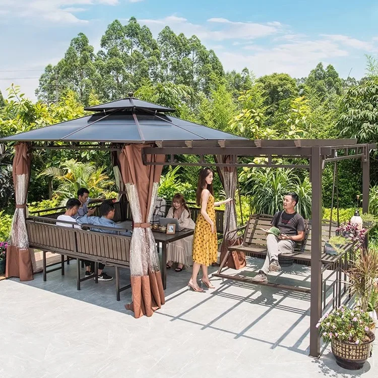 Outdoor Gazebo Grape Rack Canopy Villa Courtyard Garden Leisure Pavilion Outdoor Terrace Canopy Roof Shade
Outdoor Gazebo Grape Rack Canopy Villa Courtyard Garden Leisure Pavilion Outdoor Terrace Canopy Roof Shade