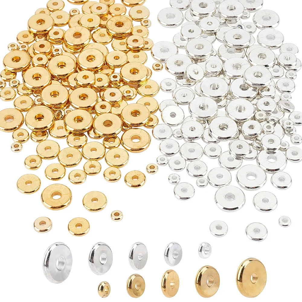 Brass Spacer Beads Disc Disc Beads Golden Silver 250pcs/box
Brass Spacer Beads Disc Disc Beads Golden Silver 250pcs/box
