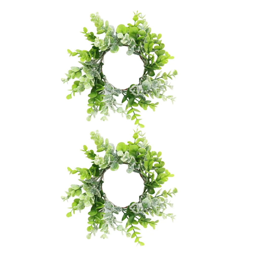 2Pcs Realistic Artificial Eucalyptus Rings Greenery Wreaths Easter Christmas Pillar Decor Table Centerpieces
2Pcs Realistic Artificial Eucalyptus Rings Greenery Wreaths Easter Christmas Pillar Decor Table Centerpieces