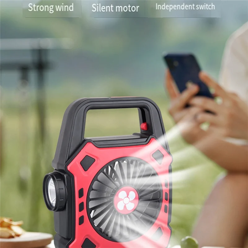 ELOS-Portable Camping Fan With Light Multifunctional Outdoor Flashlight USB Charging Hanging Tent Light
ELOS-Portable Camping Fan With Light Multifunctional Outdoor Flashlight USB Charging Hanging Tent Light