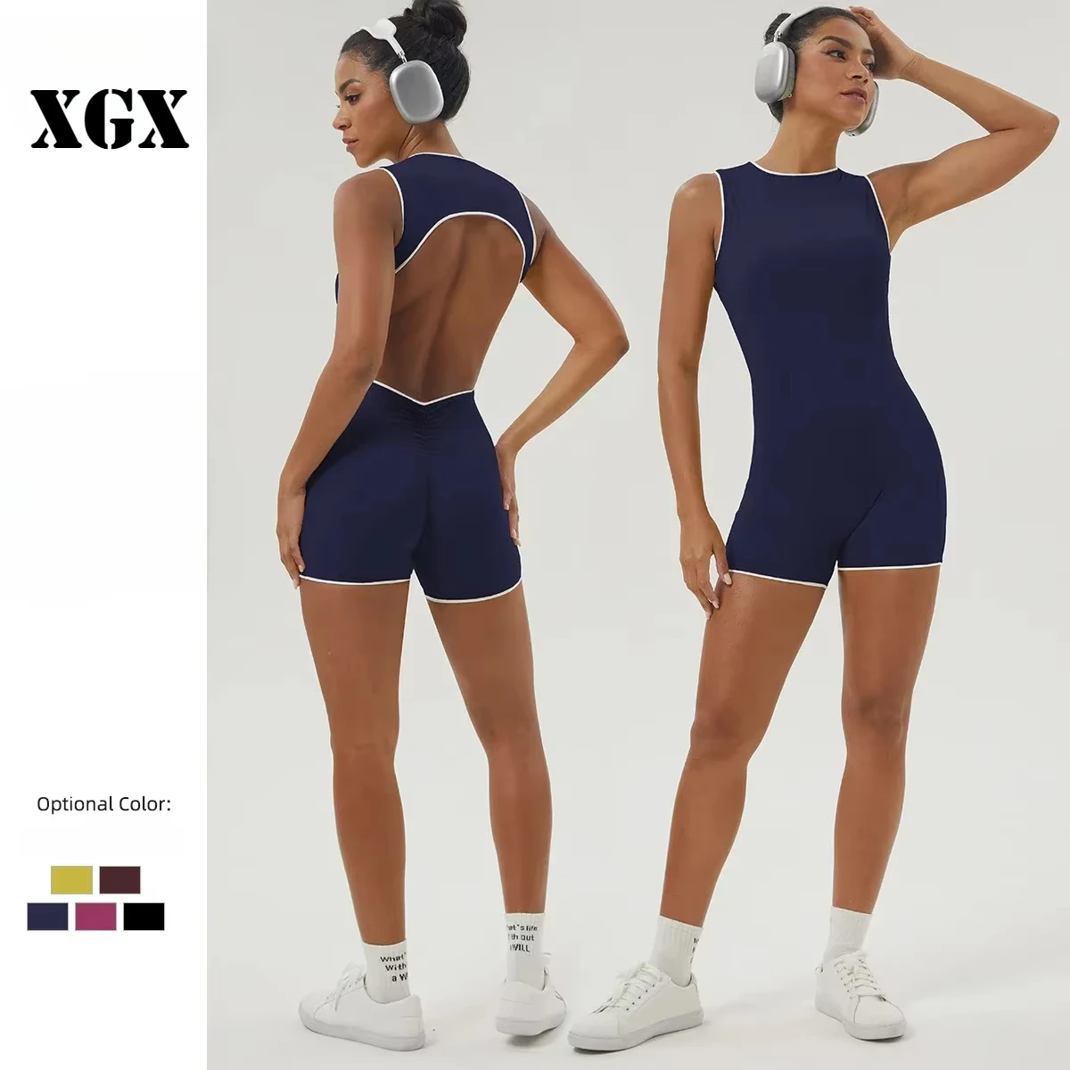 Seamless Yoga One-Piece Jumpsuits Sports Fitness Peach Hip High Elastic Beauty Back Yoga Sets Workout Gym Shorts Sets for Women
Seamless Yoga One-Piece Jumpsuits Sports Fitness Peach Hip High Elastic Beauty Back Yoga Sets Workout Gym Shorts Sets for Women
