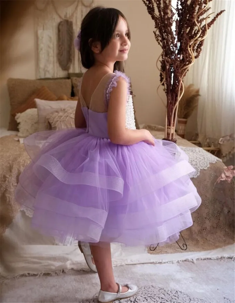 Glitter Lilac Tulle Special Occasion Gowns for Kids Tutu Flower Girl Dresses For Wedding Princess Pageant Birthday Dress
Glitter Lilac Tulle Special Occasion Gowns for Kids Tutu Flower Girl Dresses For Wedding Princess Pageant Birthday Dress