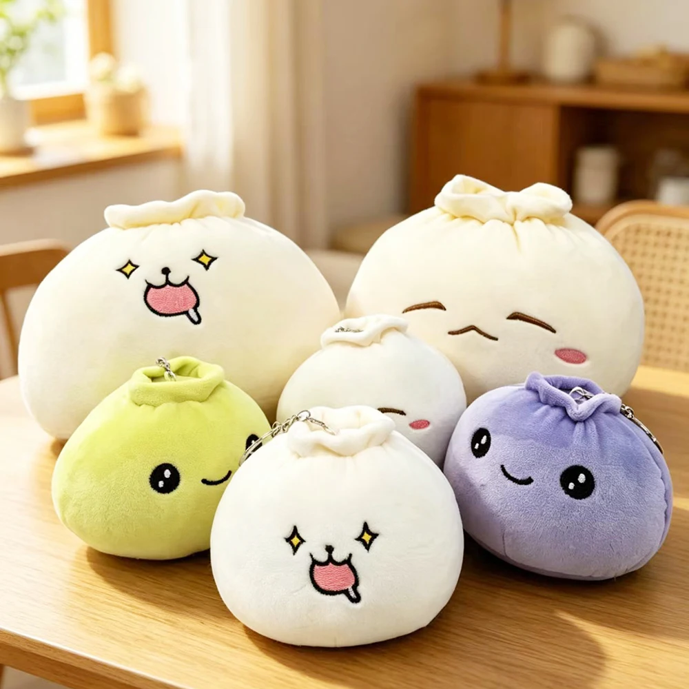 Funny Food Dumpling Plush Pillow Cute Soft Steam Bao Plushies Toy Plush Keychain Kawaii Colorful Bag Pendant
Funny Food Dumpling Plush Pillow Cute Soft Steam Bao Plushies Toy Plush Keychain Kawaii Colorful Bag Pendant