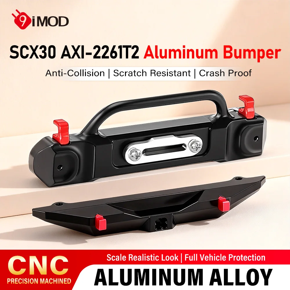 SCX30 JLU Front Rear Bumper Aluminum Metal Upgrade Parts RC Crawler
SCX30 JLU Front Rear Bumper Aluminum Metal Upgrade Parts RC Crawler