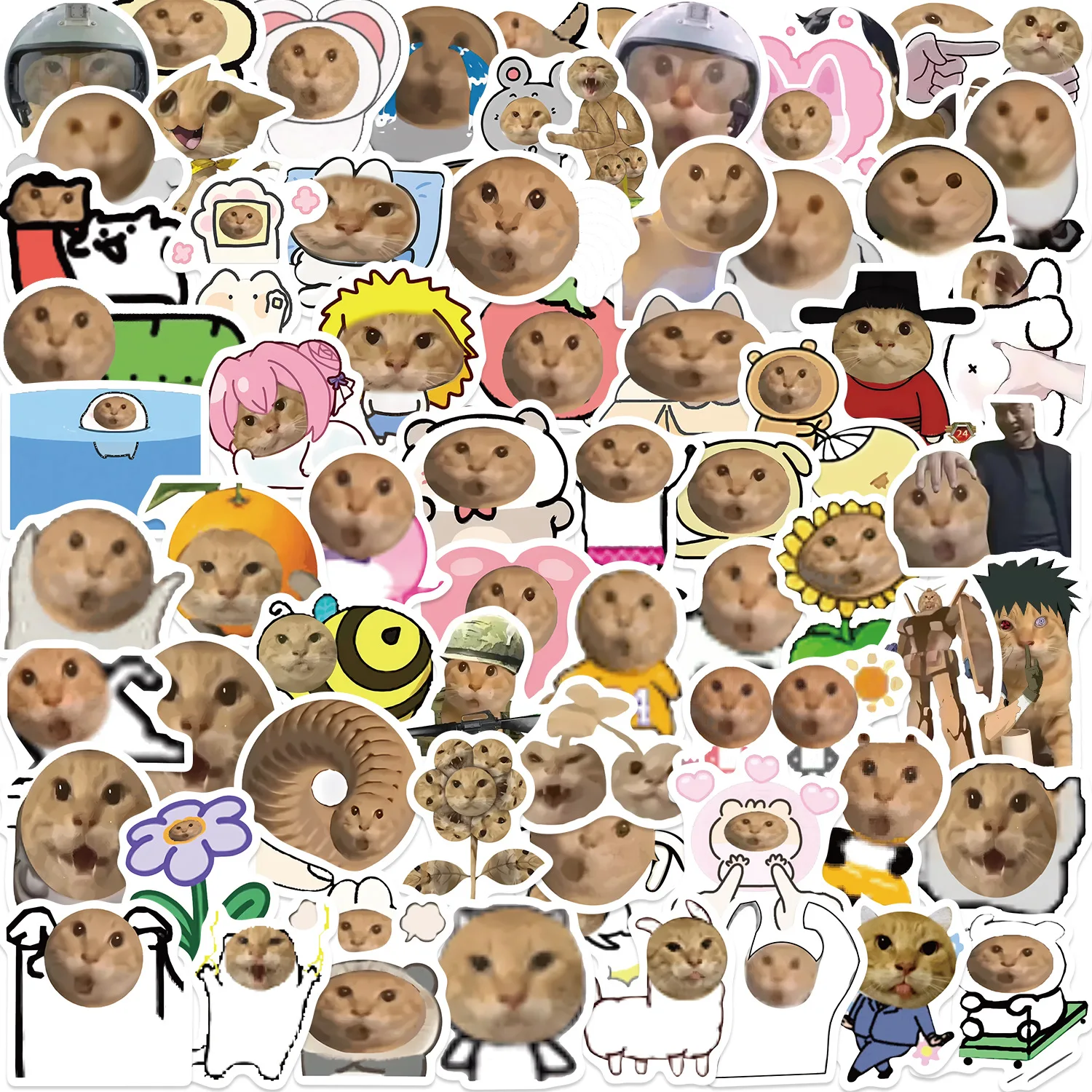 70Pcs Cat MEME Expressions Sticker Aesthetic Children's Decoration Scrapbooking Stationery School Supplies for Kids
70Pcs Cat MEME Expressions Sticker Aesthetic Children's Decoration Scrapbooking Stationery School Supplies for Kids