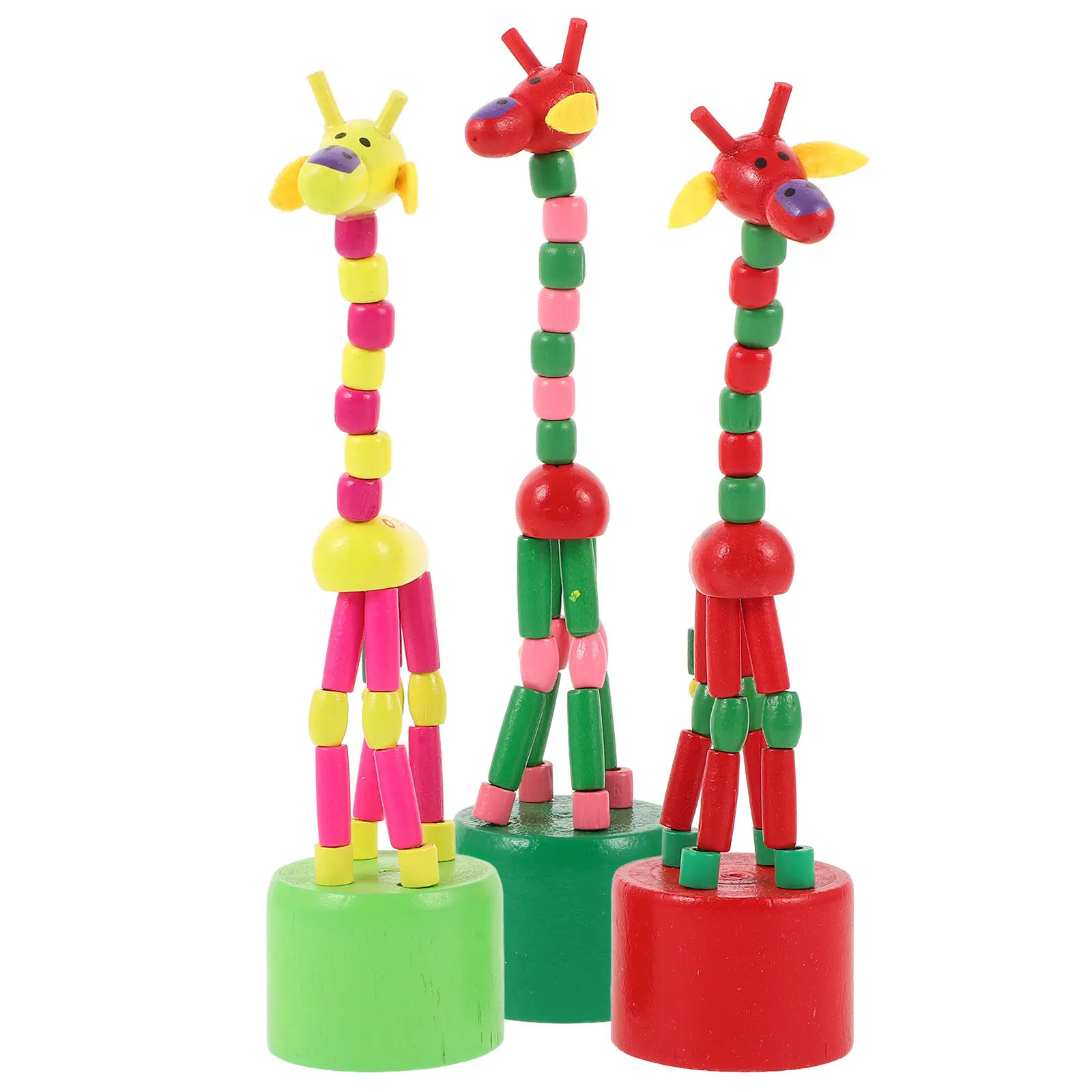 3Pcs Cartoon Giraffe Shape Wooden Hand Training Playthings for Kids Fine Motor Skills Development Colorful Animal Swing
3Pcs Cartoon Giraffe Shape Wooden Hand Training Playthings for Kids Fine Motor Skills Development Colorful Animal Swing