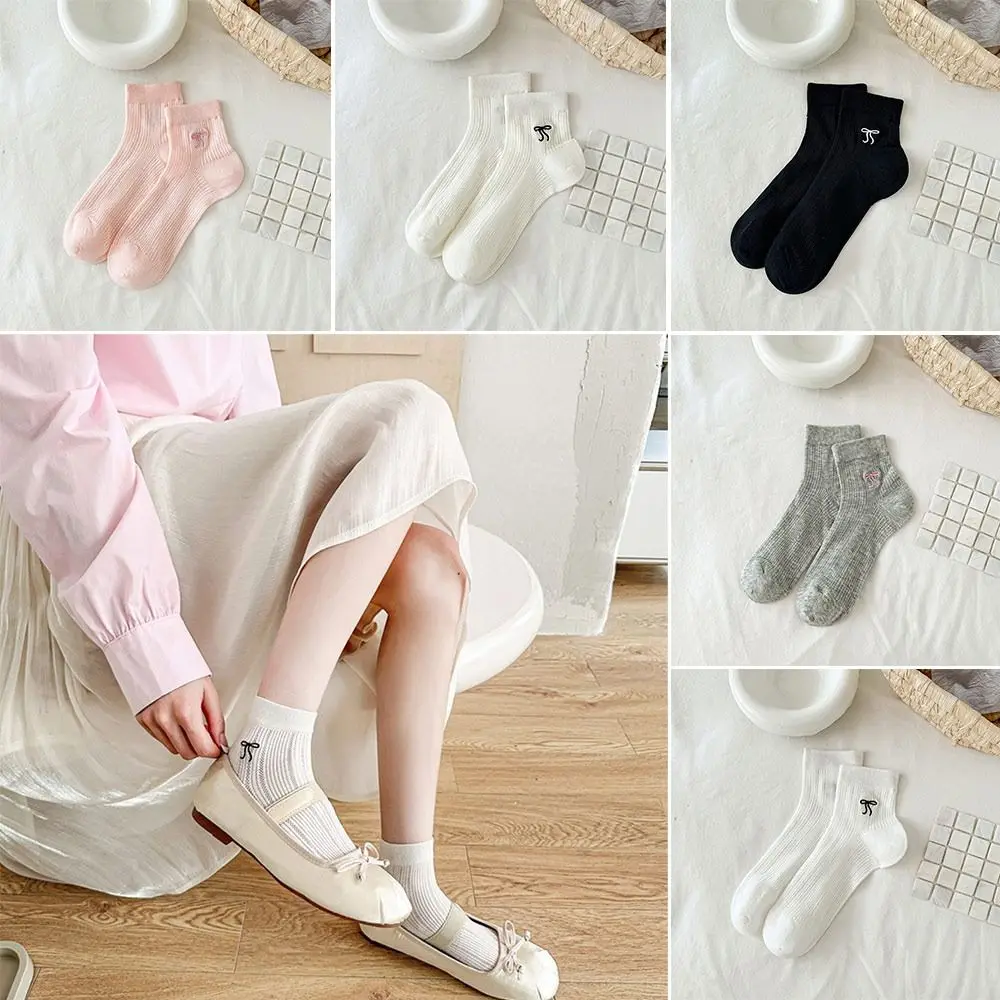 Breathable Bowknot Socks New Solid Color Spring Summer Sweet Stockings Y2K Thin Cotton Socks
Breathable Bowknot Socks New Solid Color Spring Summer Sweet Stockings Y2K Thin Cotton Socks