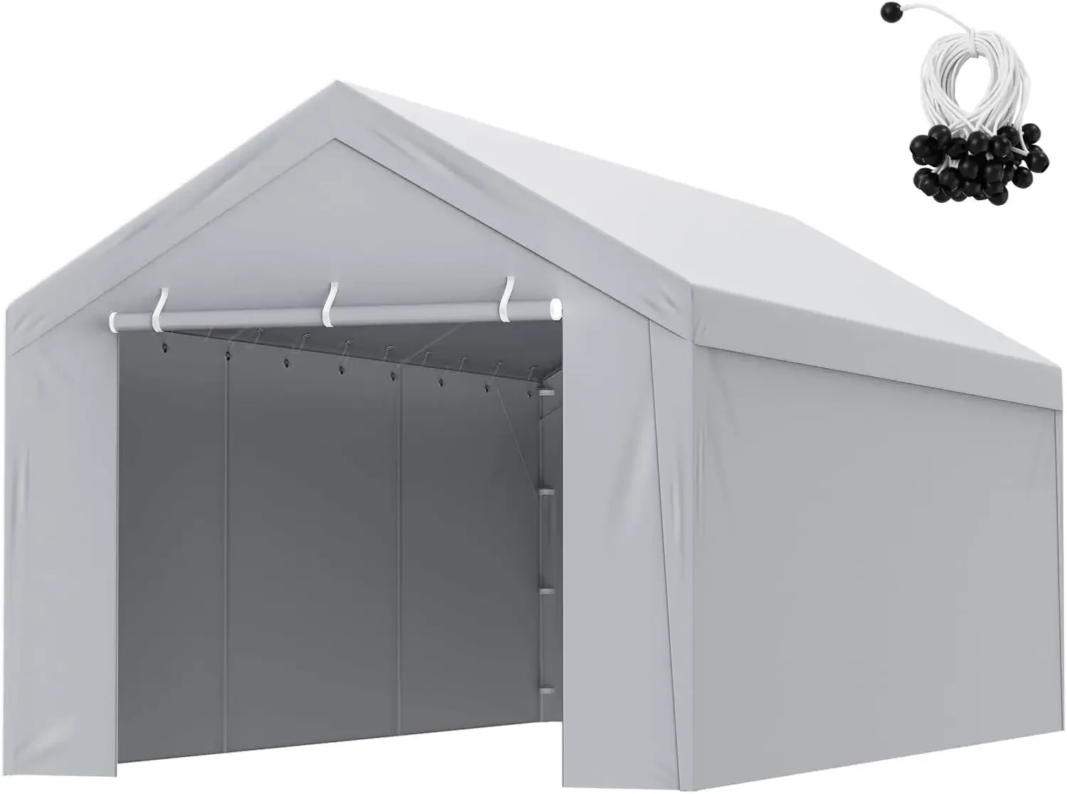 Carport Replacement Canopy Cover Top + Side Wall 10 x 20 ft, Garage Tent Shelter Tarp Heavy-Duty Waterproof & UV Protected
Carport Replacement Canopy Cover Top + Side Wall 10 x 20 ft, Garage Tent Shelter Tarp Heavy-Duty Waterproof & UV Protected