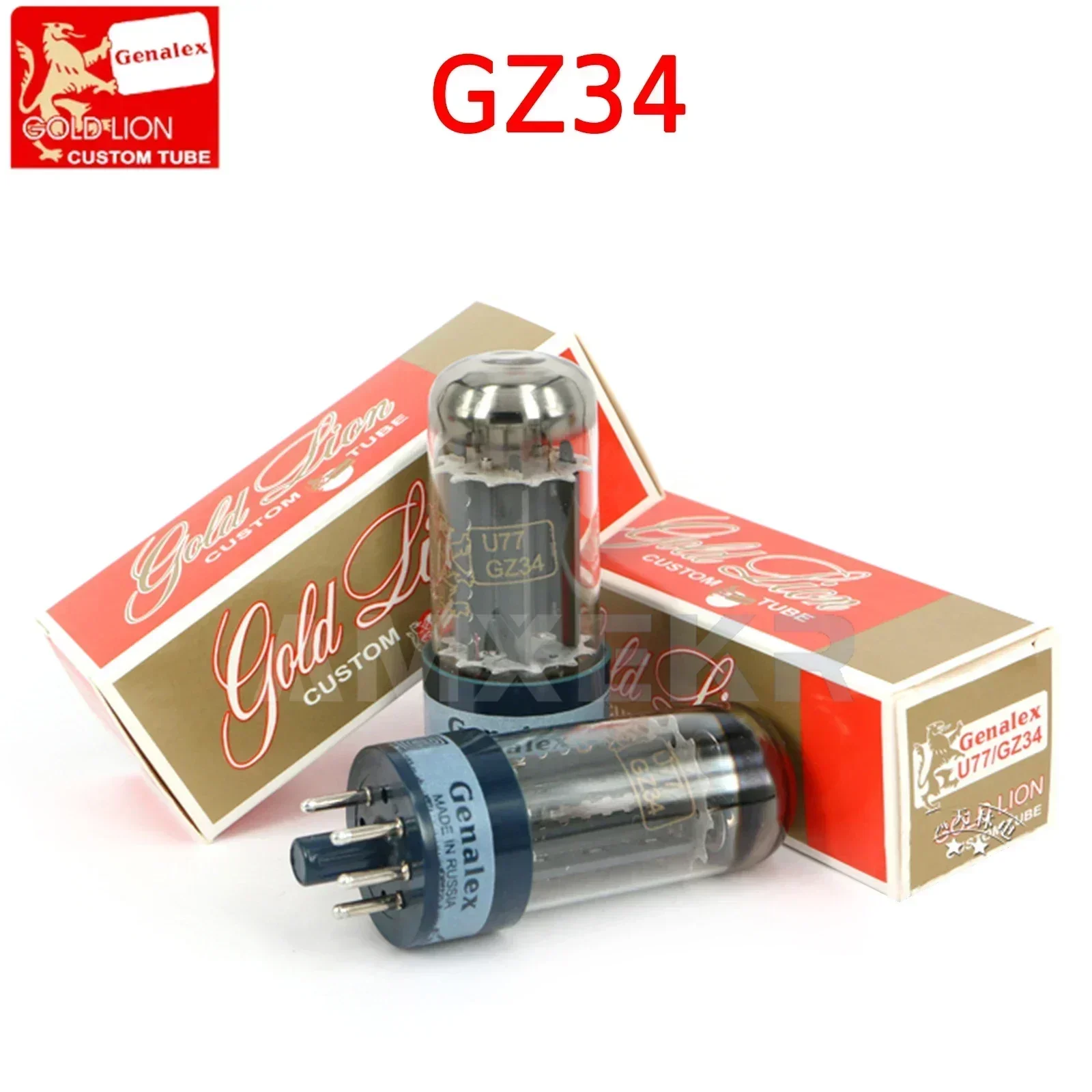 GOLD LION GZ34 Electronic Tube U77 Replacement 5AR4/274B/5U4G Vacuum Tube Original Factory Precision Matching For Amplifier
GOLD LION GZ34 Electronic Tube U77 Replacement 5AR4/274B/5U4G Vacuum Tube Original Factory Precision Matching For Amplifier