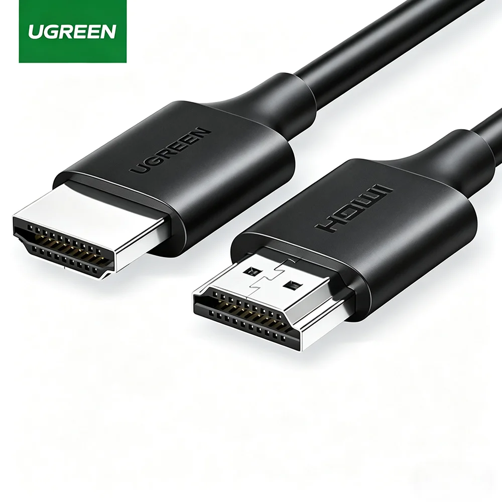 UGREEN HDMI 2.0 Cable 1M 4K 3D Ultra HD High Speed Video Audio Cord for Laptop Set Top Box TV Monitor Projector
UGREEN HDMI 2.0 Cable 1M 4K 3D Ultra HD High Speed Video Audio Cord for Laptop Set Top Box TV Monitor Projector