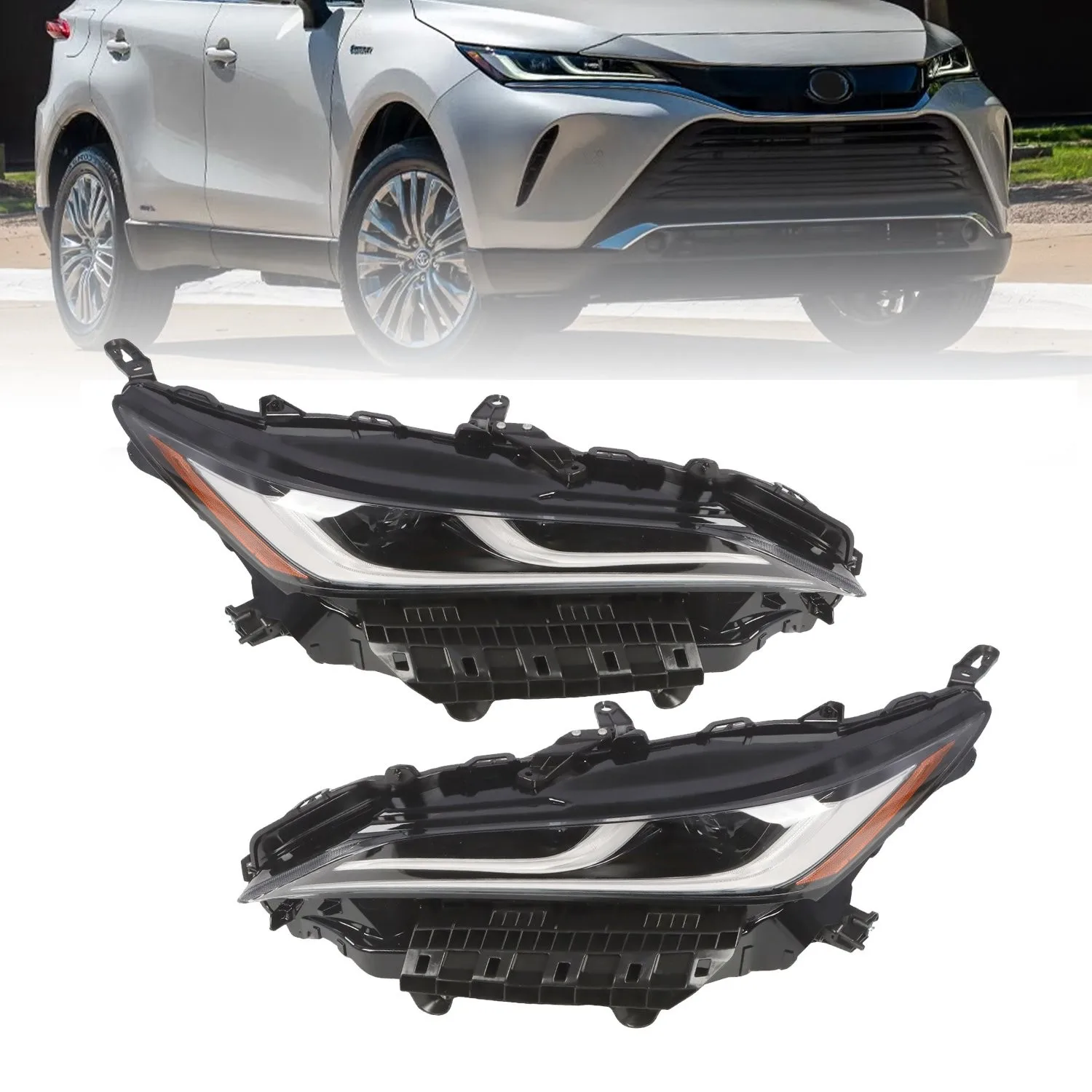 Pair Left + Right For 2021-2024 Toyota Venza Headlight Assembly Driver Passenger
Pair Left + Right For 2021-2024 Toyota Venza Headlight Assembly Driver Passenger