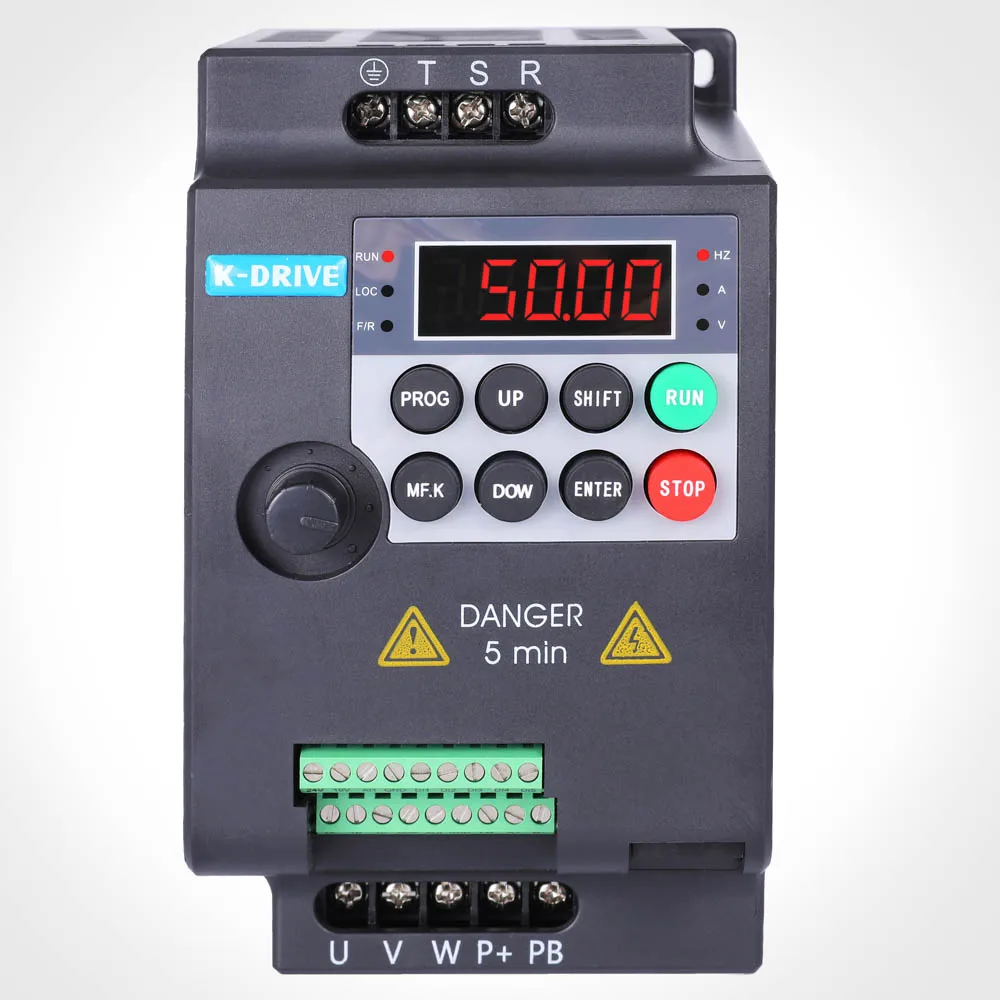 K-Drive KD100 Variador Frequency Inverter Converters AC Drive VFD Speed Controller 0.4KW ~ 11KW 220V/380V Vector Control
K-Drive KD100 Variador Frequency Inverter Converters AC Drive VFD Speed Controller 0.4KW ~ 11KW 220V/380V Vector Control