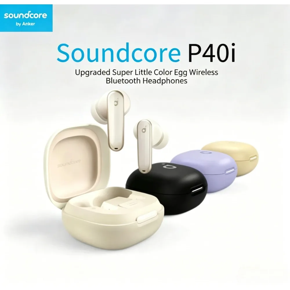 Anker Soundcore P40i ANC Wireless Earbuds LDAC Hi-Res Audio 60H Playtime IPX5 Bluetooth 5.3 Earphones
Anker Soundcore P40i ANC Wireless Earbuds LDAC Hi-Res Audio 60H Playtime IPX5 Bluetooth 5.3 Earphones