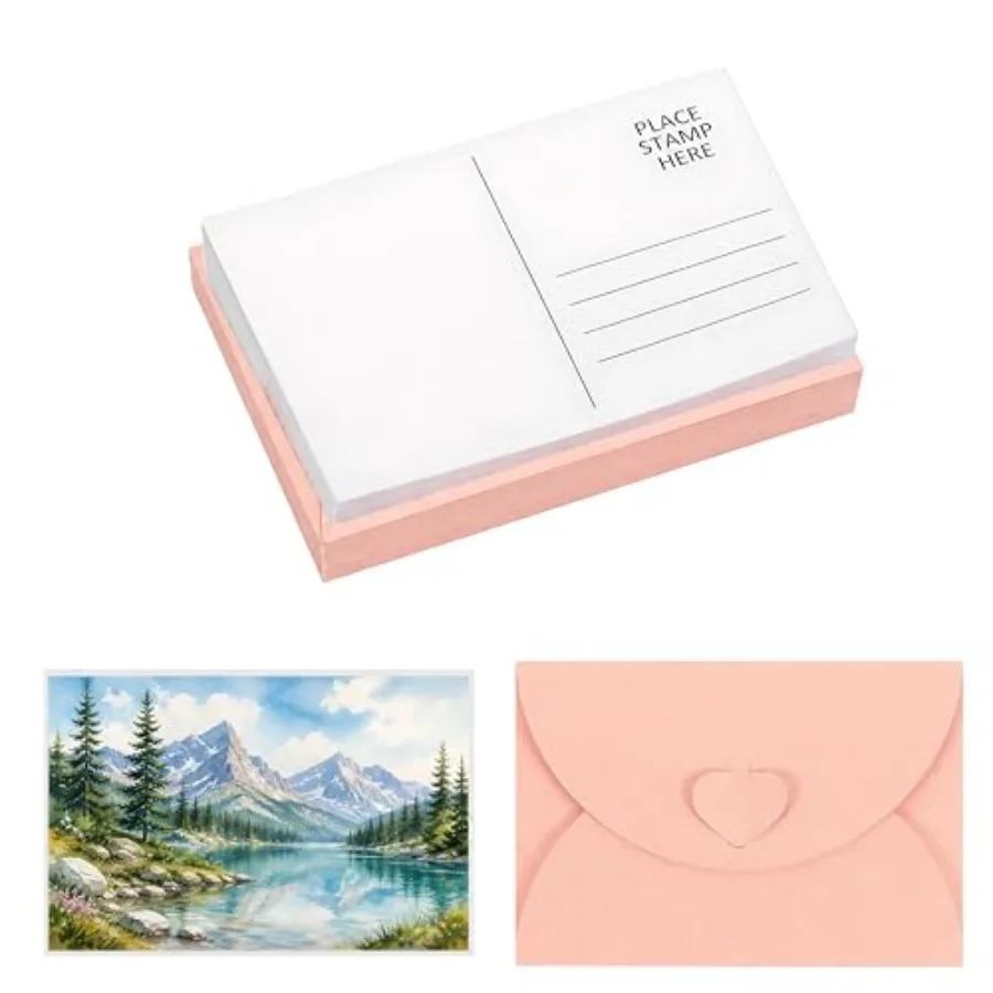 25 Pack Blank Watercolor Greeting Cards with Envelopes, 4x6 Folded Cold Pressed Paper, 100% Pure Cotton Premium Textured Art Ca
25 Pack Blank Watercolor Greeting Cards with Envelopes, 4x6 Folded Cold Pressed Paper, 100% Pure Cotton Premium Textured Art Ca