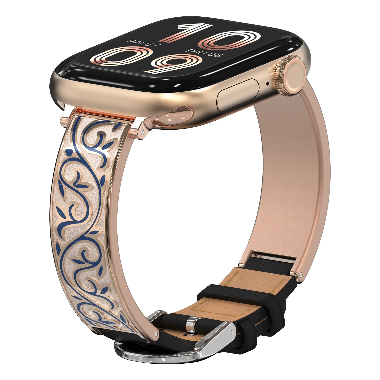 Metal Watch Strap for Apple Watch Ultra/10/9/8/7/6/5/4/3/2/1/SE,Premium Band for Women Compatible with IWatch
Metal Watch Strap for Apple Watch Ultra/10/9/8/7/6/5/4/3/2/1/SE,Premium Band for Women Compatible with IWatch