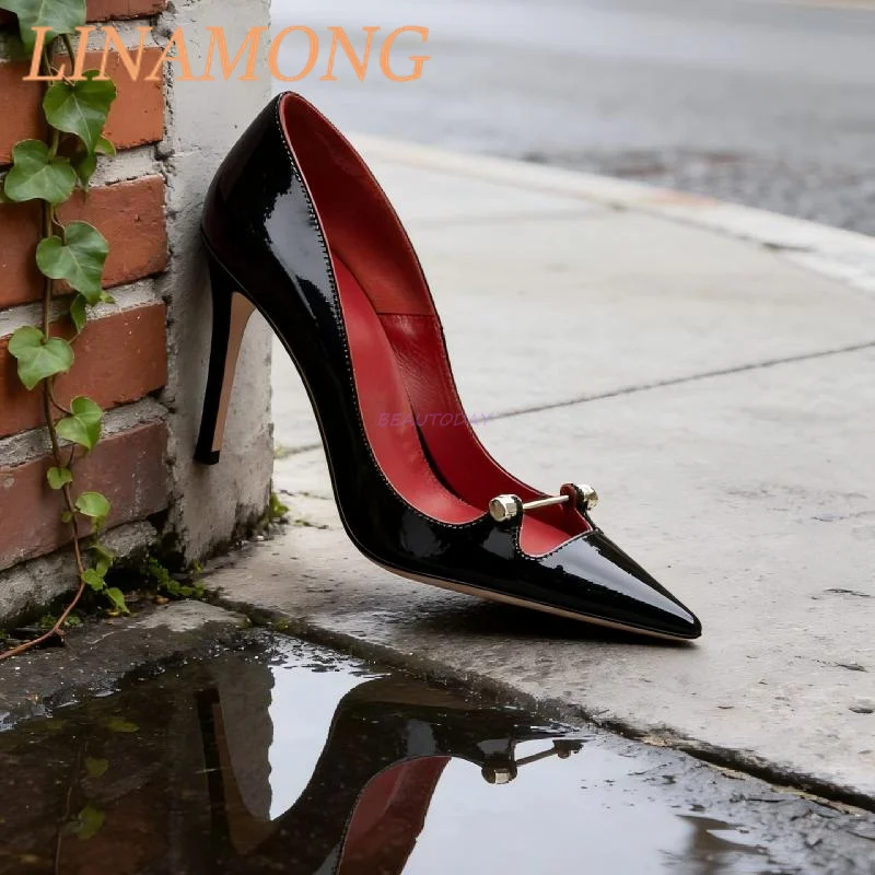 Pointed Metal Buckle Pump Suede Simple Sleeve Feet Pointed Purple Fashionable Temperament Versatile Leather High-Heeled Shoes
Pointed Metal Buckle Pump Suede Simple Sleeve Feet Pointed Purple Fashionable Temperament Versatile Leather High-Heeled Shoes