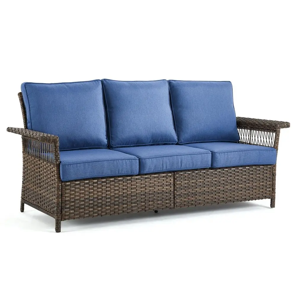 Sofa 3Seat Wicker Couch Brown PE Rattan Sofa with Deep Seating High Back Outdoor Sofa for Patio Garden Balcony Sunroom Backyard
Sofa 3Seat Wicker Couch Brown PE Rattan Sofa with Deep Seating High Back Outdoor Sofa for Patio Garden Balcony Sunroom Backyard