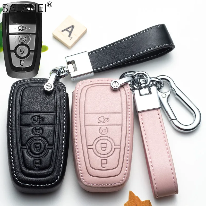 New Leather Car Key Case Cover Shell For Ford Ranger C-Max S-Max Focus Galaxy Mondeo Transit Tourneo Custom Keychain Accessories
New Leather Car Key Case Cover Shell For Ford Ranger C-Max S-Max Focus Galaxy Mondeo Transit Tourneo Custom Keychain Accessories