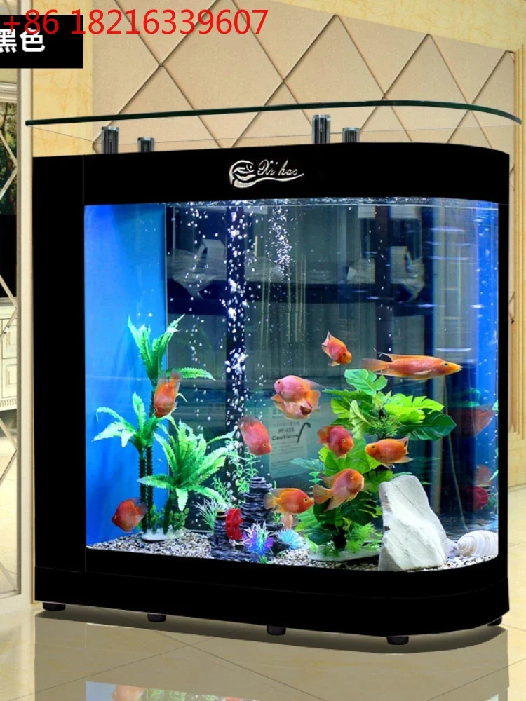 Household Aquarium Medium and Large Fish Tank Screen with Landscape Tank
Household Aquarium Medium and Large Fish Tank Screen with Landscape Tank