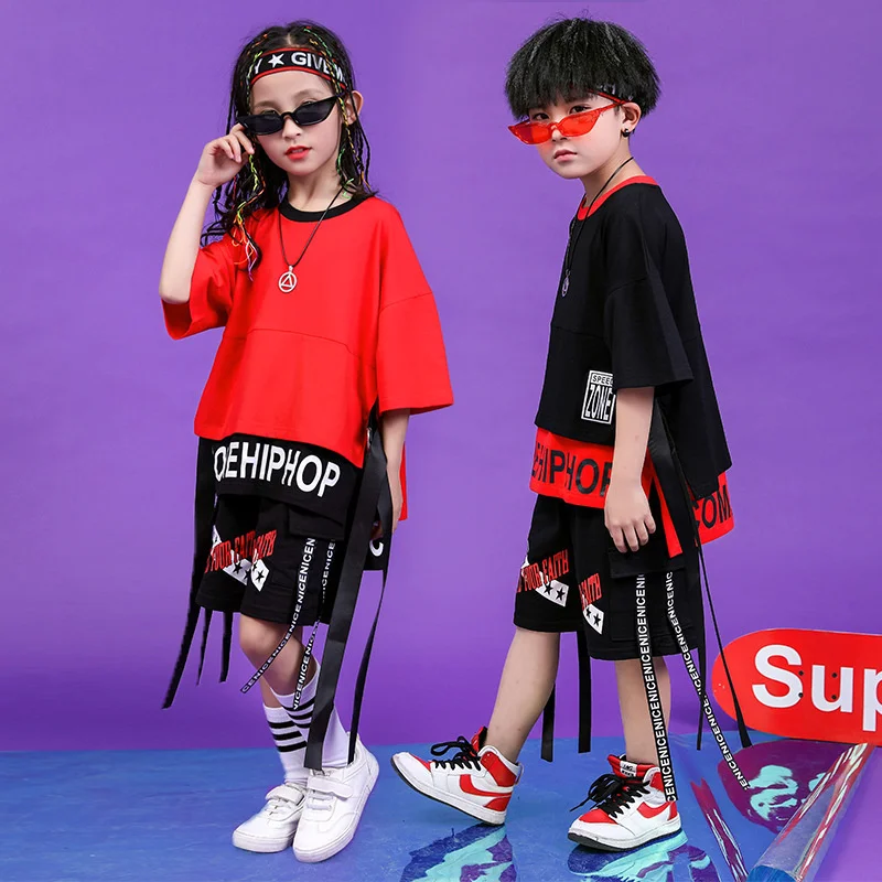 Boys' Loose Sports Performance Clothes Girls' Hiphop Performance Clothes Children's Hip Hop Hip Hop Hip Hop Suit
Boys' Loose Sports Performance Clothes Girls' Hiphop Performance Clothes Children's Hip Hop Hip Hop Hip Hop Suit