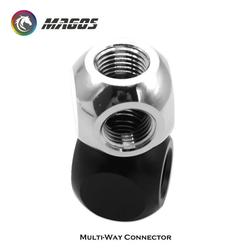 PC Water Cooling 3 Way Cubic T-Splitter Fittings G1/4 Female Multi-Ways Cubic tube Connector Adapter
PC Water Cooling 3 Way Cubic T-Splitter Fittings G1/4 Female Multi-Ways Cubic tube Connector Adapter