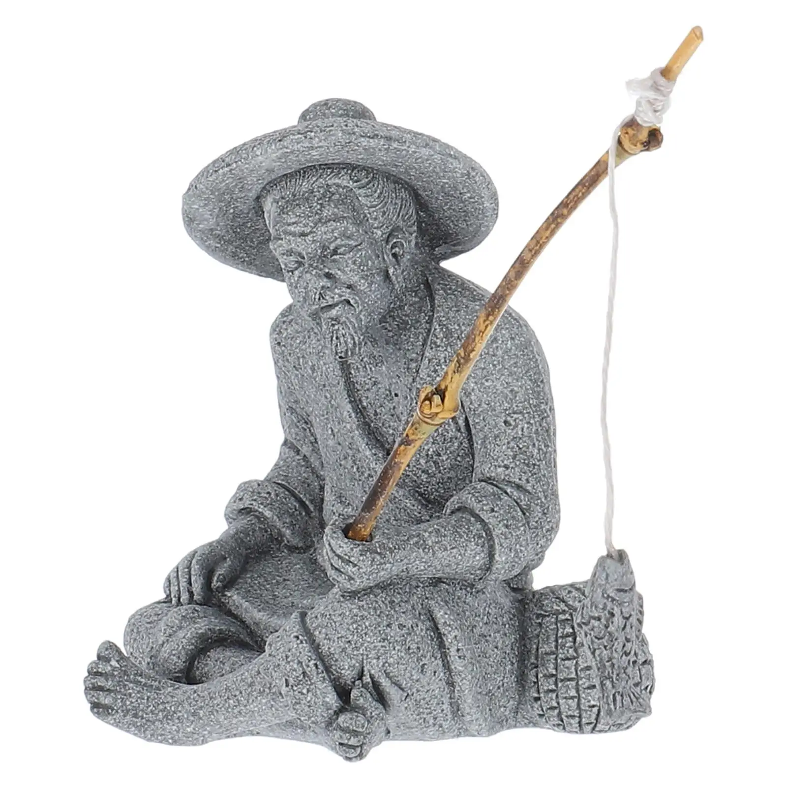 Elderly Fisherman Statue Detailed Realism Garden Decor Bonsai Ornaments Mini FigurineAquarium Decorative Landscape Gardening
Elderly Fisherman Statue Detailed Realism Garden Decor Bonsai Ornaments Mini FigurineAquarium Decorative Landscape Gardening